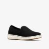 Breeze Sky Zoe – svarta Slip-ons i canvas för damer Breeze Sky Zoe – svarta Slip-ons i canvas för damer