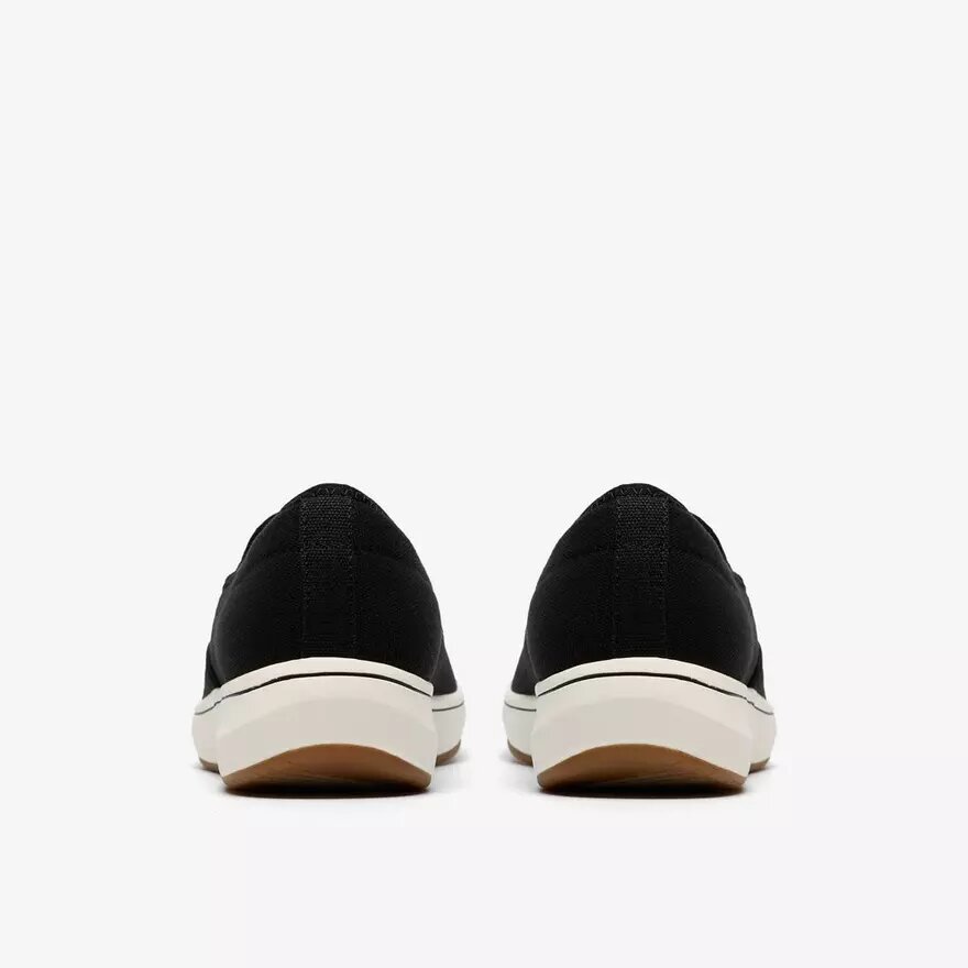 Breeze Sky Zoe – svarta Slip-ons i canvas för damer Breeze Sky Zoe – svarta Slip-ons i canvas för damer