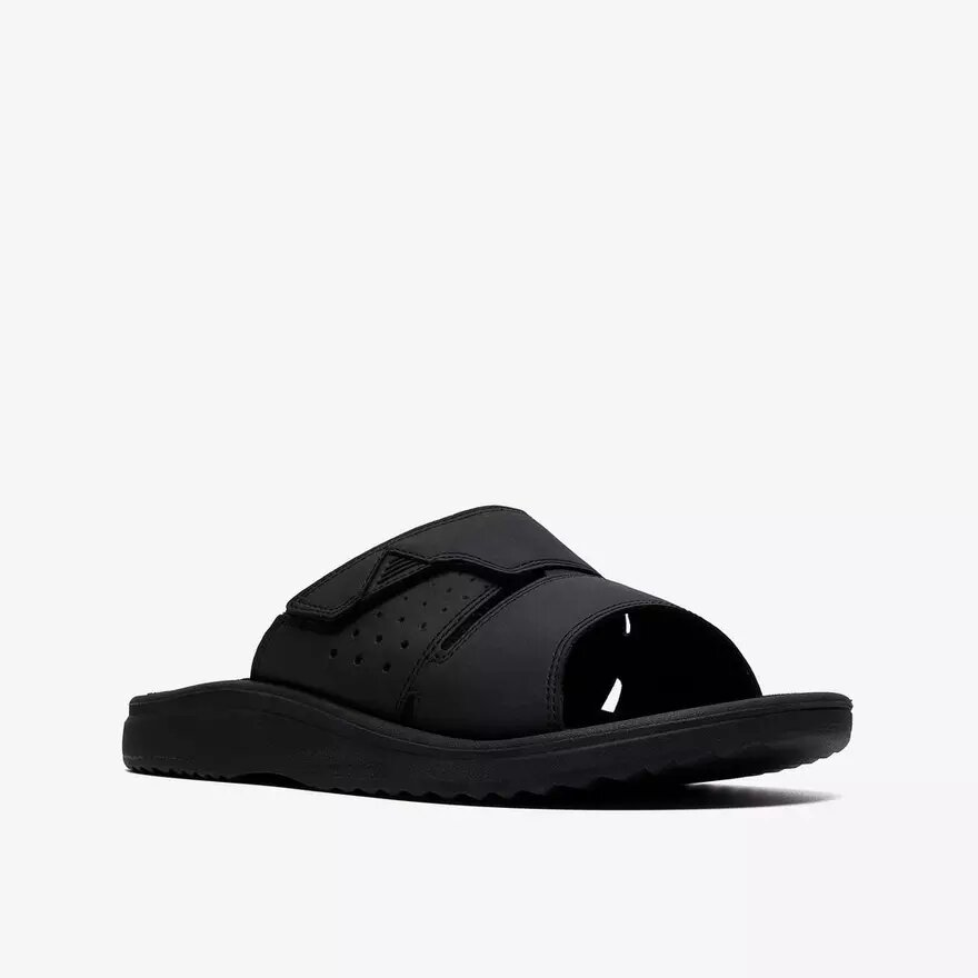 Breeze Slide svarta sandaler för herr Breeze Slide svarta sandaler för herr