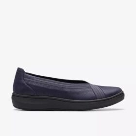 Breezesky Air Navy i textil för damer – Slip-ons