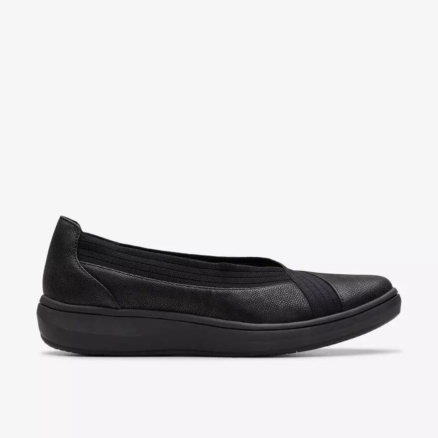 Breezesky Air svarta Slip-ons i textil för damer Breezesky Air svarta Slip-ons i textil för damer