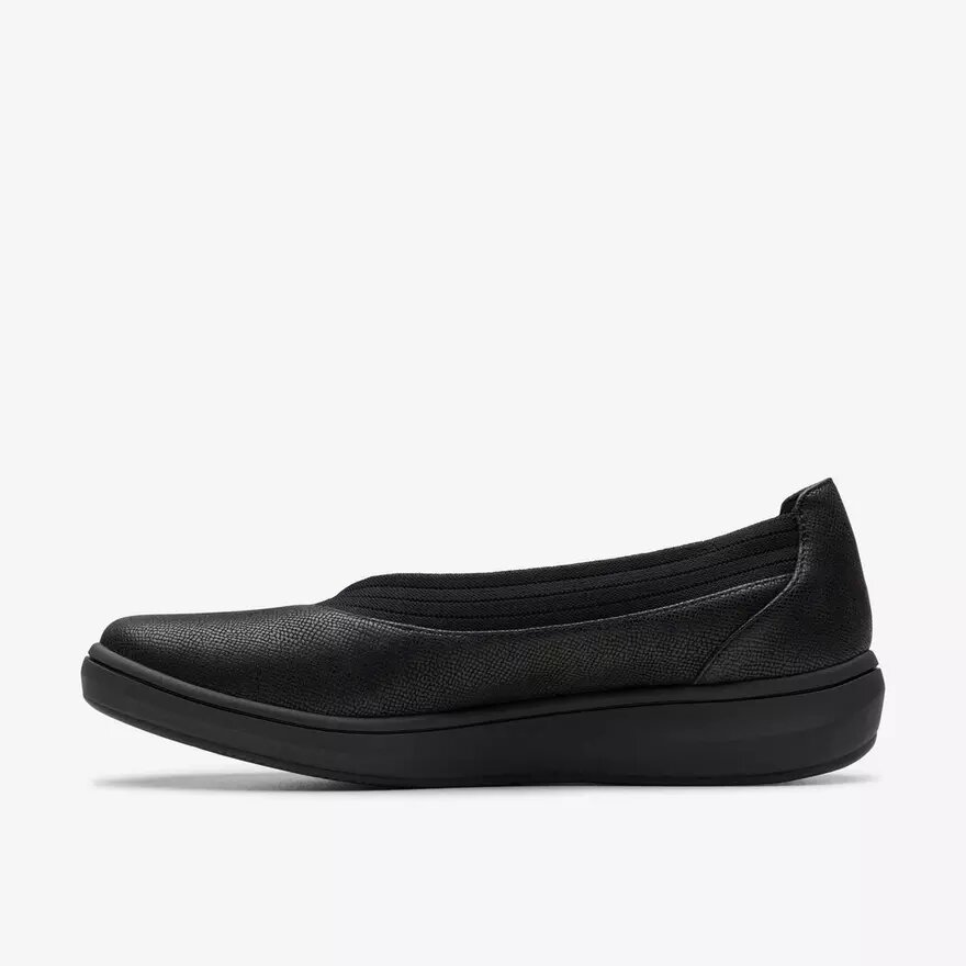 Breezesky Air svarta Slip-ons i textil för damer Breezesky Air svarta Slip-ons i textil för damer