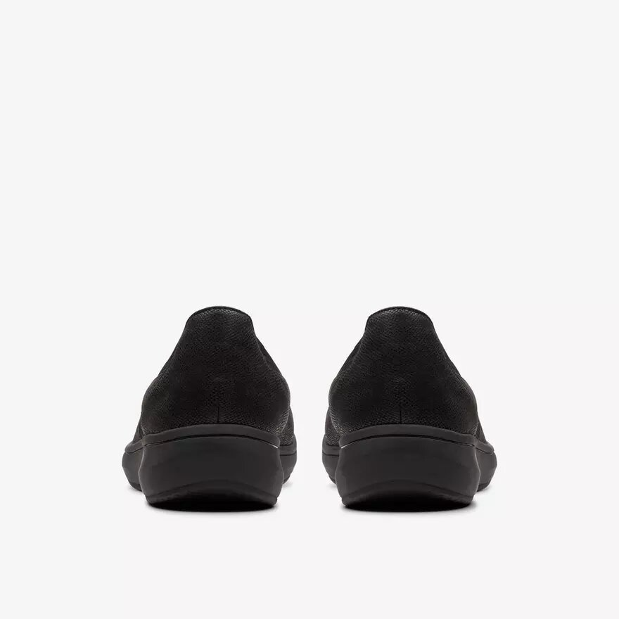 Breezesky Air svarta Slip-ons i textil för damer Breezesky Air svarta Slip-ons i textil för damer