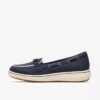 Breezesky Bay Navy Canvas Loafers för damer Breezesky Bay Navy Canvas Loafers för damer