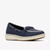 Breezesky Bay Navy Canvas Loafers för damer Breezesky Bay Navy Canvas Loafers för damer