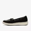 Breezesky Bay svarta canvasloafers för dam Breezesky Bay svarta canvasloafers för dam