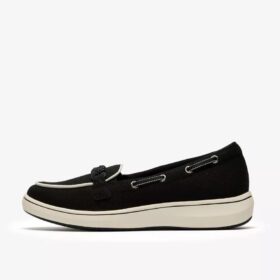 Breezesky Bay svarta canvasloafers för dam