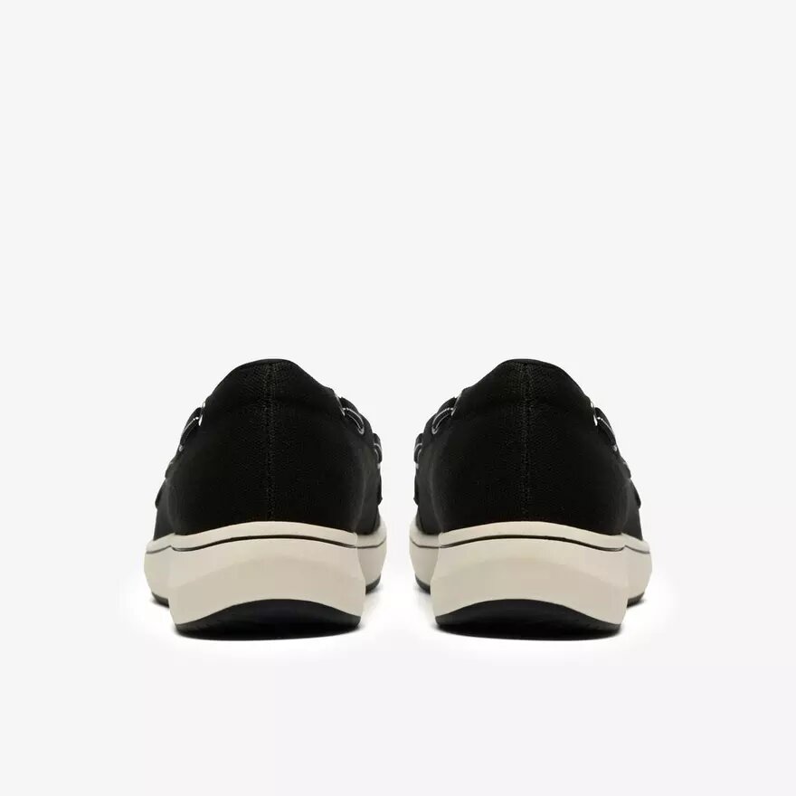 Breezesky Bay svarta canvasloafers för dam Breezesky Bay svarta canvasloafers för dam