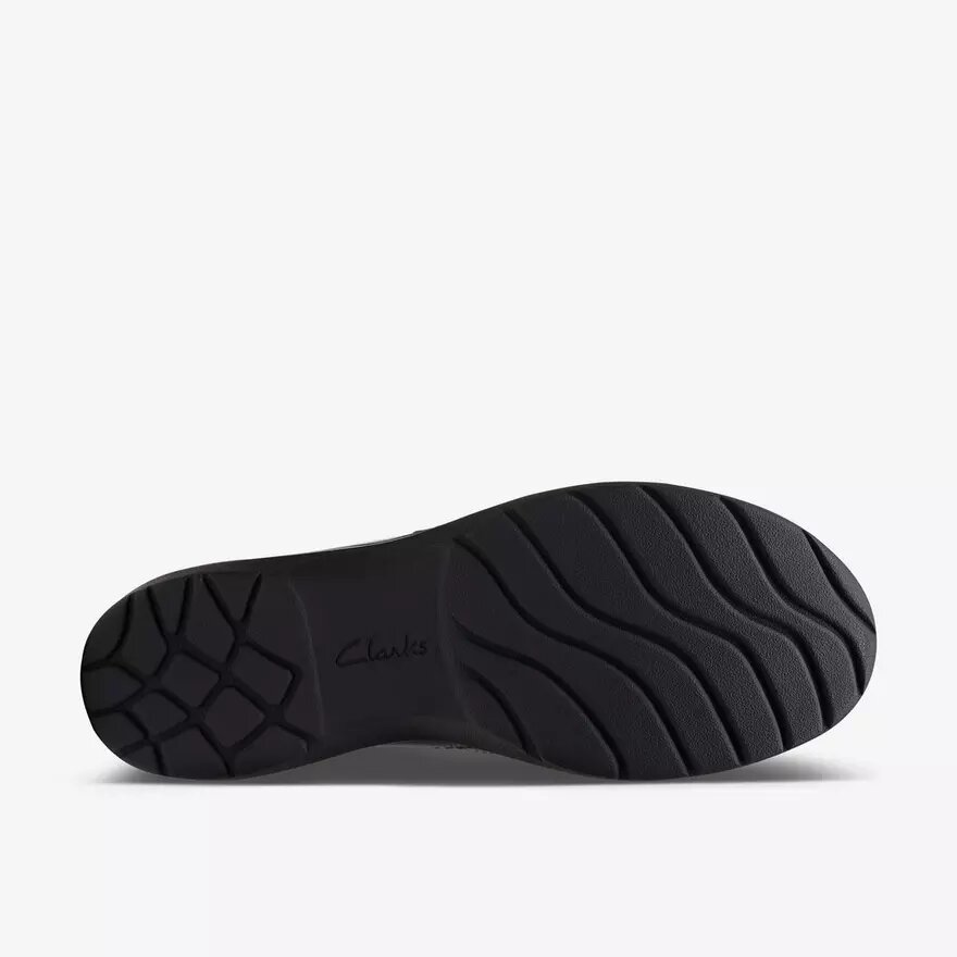 Carleigh Ray – svarta läderslip-ons för dam Carleigh Ray – svarta läderslip-ons för dam