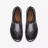 Carleigh Ray – svarta läderslip-ons för dam Carleigh Ray – svarta läderslip-ons för dam