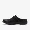 Carleigh Viola – svarta nubuck-träskor & mules för damer Carleigh Viola – svarta nubuck-träskor & mules för damer