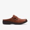Carleigh Viola-träskor & mules i brittiskt tan-nubuck för damer Carleigh Viola-träskor & mules i brittiskt tan-nubuck för damer