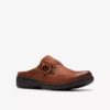 Carleigh Viola-träskor & mules i brittiskt tan-nubuck för damer Carleigh Viola-träskor & mules i brittiskt tan-nubuck för damer