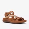 Cecily Mix – beige kombinerad platt sandal för damer Cecily Mix – beige kombinerad platt sandal för damer
