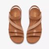 Cecily Mix – beige kombinerad platt sandal för damer Cecily Mix – beige kombinerad platt sandal för damer