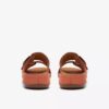 Cecily Platta sandaler för damer i bränd orange Cecily Platta sandaler för damer i bränd orange