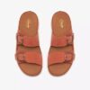 Cecily Platta sandaler för damer i bränd orange Cecily Platta sandaler för damer i bränd orange