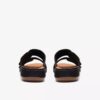 Cecily Step – platta sandaler i svart nubuck för damer