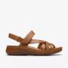 Cecily Strap – rem-sandaler i beige för damer