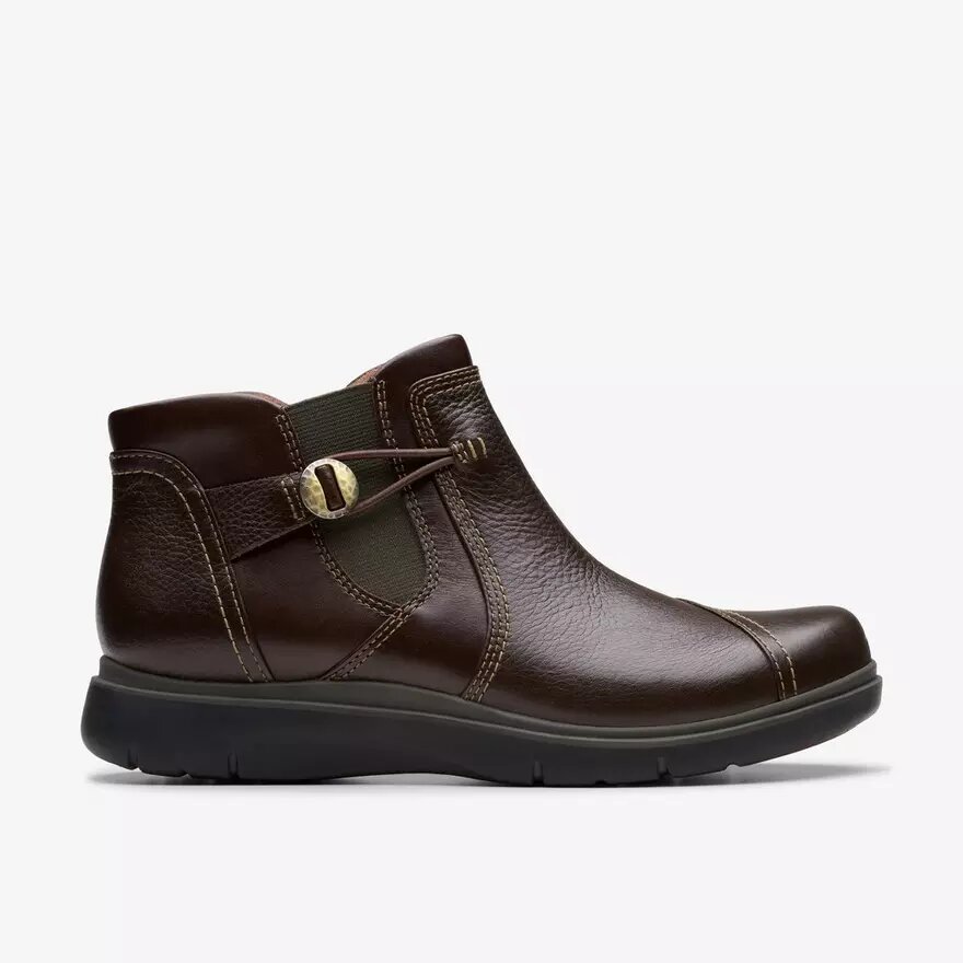 Certina Joy mörkbruna läderankelboots för dam Certina Joy mörkbruna läderankelboots för dam