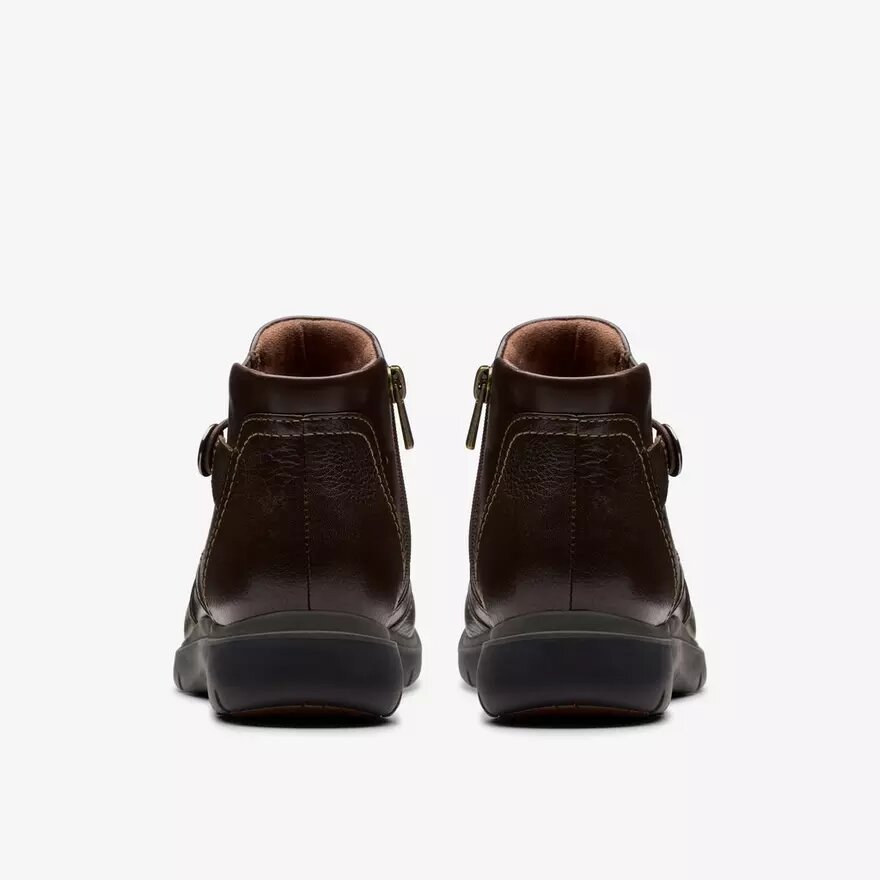 Certina Joy mörkbruna läderankelboots för dam Certina Joy mörkbruna läderankelboots för dam