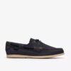 Charmouth Lace båtskor för herr i marinblå nubuck Charmouth Lace båtskor för herr i marinblå nubuck