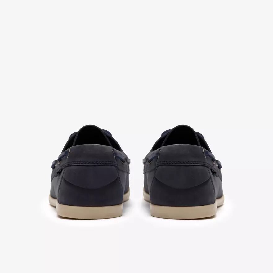 Charmouth Lace båtskor för herr i marinblå nubuck Charmouth Lace båtskor för herr i marinblå nubuck