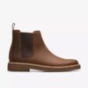 Chelsea boots for men in waxed leather, Clarkdale Easy