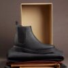 Chelsea boots för herr i svart läder, Clarkdale Easy Chelsea boots för herr i svart läder, Clarkdale Easy