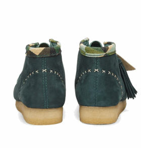 Clarks x END. Wallabee-kängor ”Artisan Craft – Grön” 26172494
