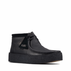Clarks x Vandy The Pink Skeleton Wallabee V2 läderlack ”Svart” 26163169