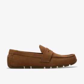 Corsley Bar Cola-loafers i mocka för herr