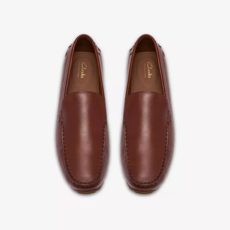 Corsley Plain, Loafers i ljusbrunt läder för herr Corsley Plain, Loafers i ljusbrunt läder för herr