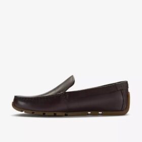 Corsley Plain mörkbruna läderLoafers för herr