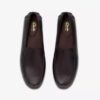 Corsley Plain mörkbruna läderLoafers för herr