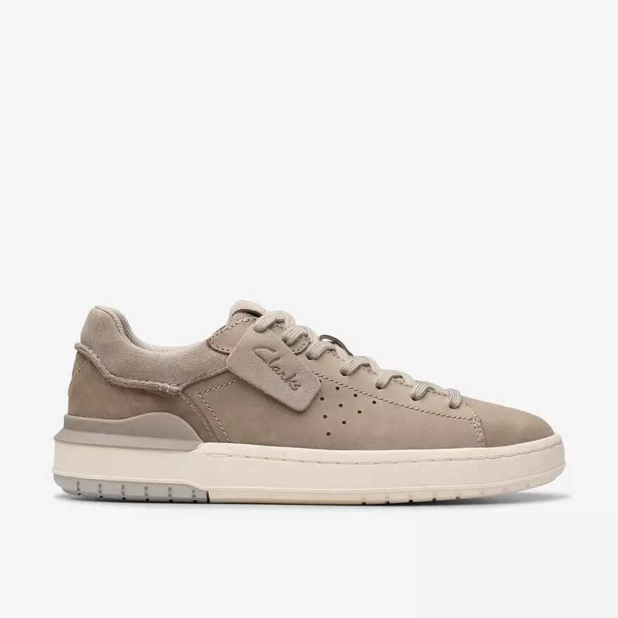 Courtlite2 Run grå nubuck-Sneakers för herr | clarks Courtlite2 Run grå nubuck-Sneakers för herr | clarks