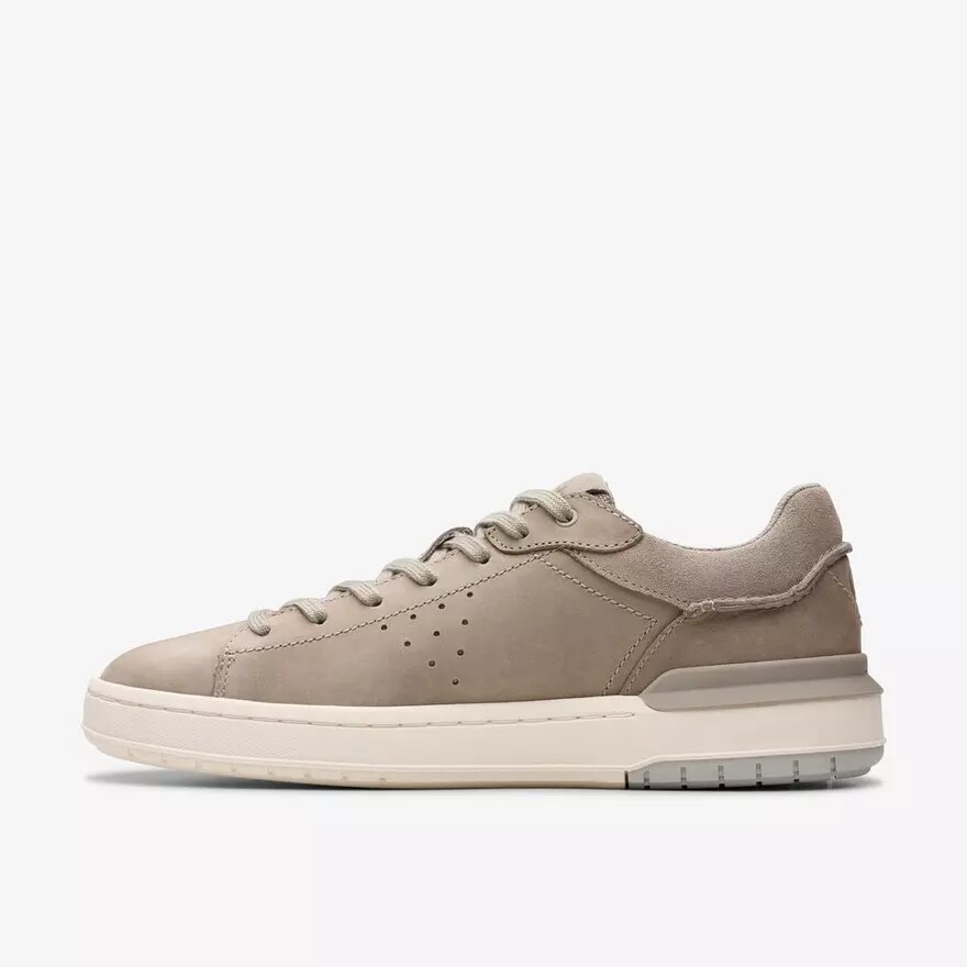 Courtlite2 Run grå nubuck-Sneakers för herr | clarks Courtlite2 Run grå nubuck-Sneakers för herr | clarks