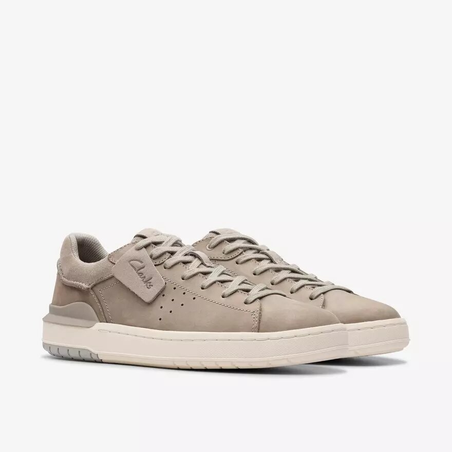 Courtlite2 Run grå nubuck-Sneakers för herr | clarks Courtlite2 Run grå nubuck-Sneakers för herr | clarks
