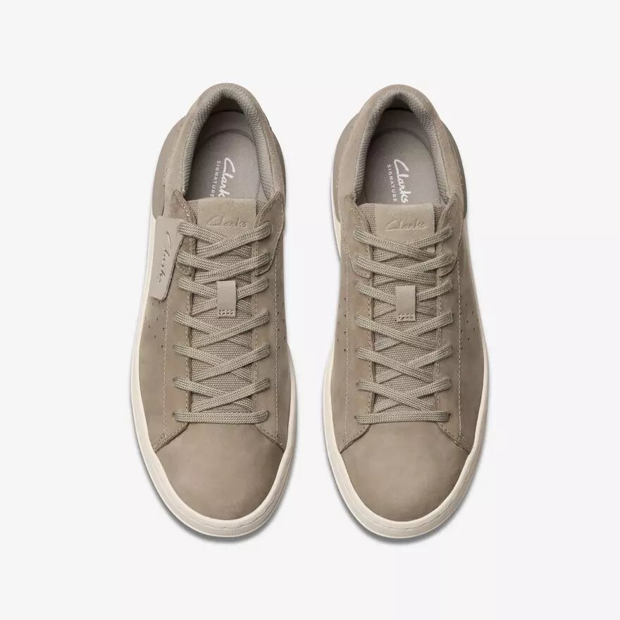 Courtlite2 Run grå nubuck-Sneakers för herr | clarks Courtlite2 Run grå nubuck-Sneakers för herr | clarks