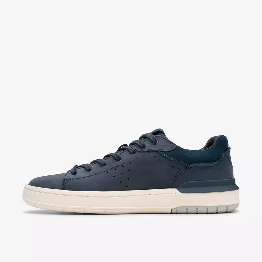 Courtlite2 Run-sneakers för herr i marinblå nubuck Courtlite2 Run-sneakers för herr i marinblå nubuck