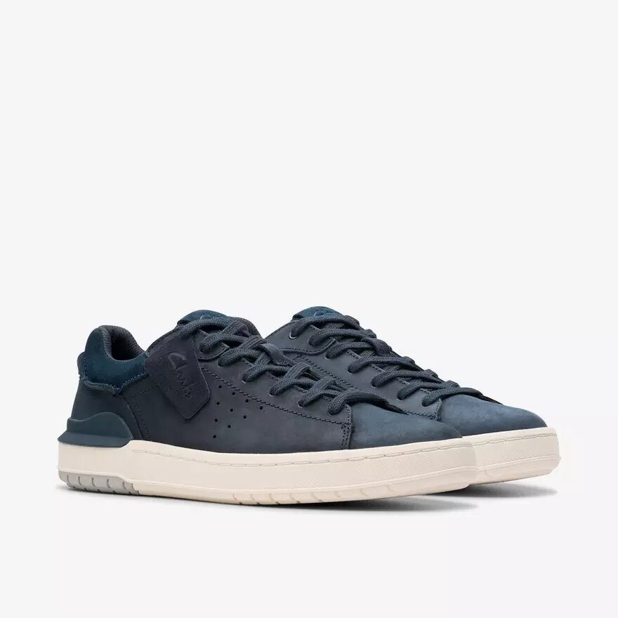 Courtlite2 Run-sneakers för herr i marinblå nubuck Courtlite2 Run-sneakers för herr i marinblå nubuck