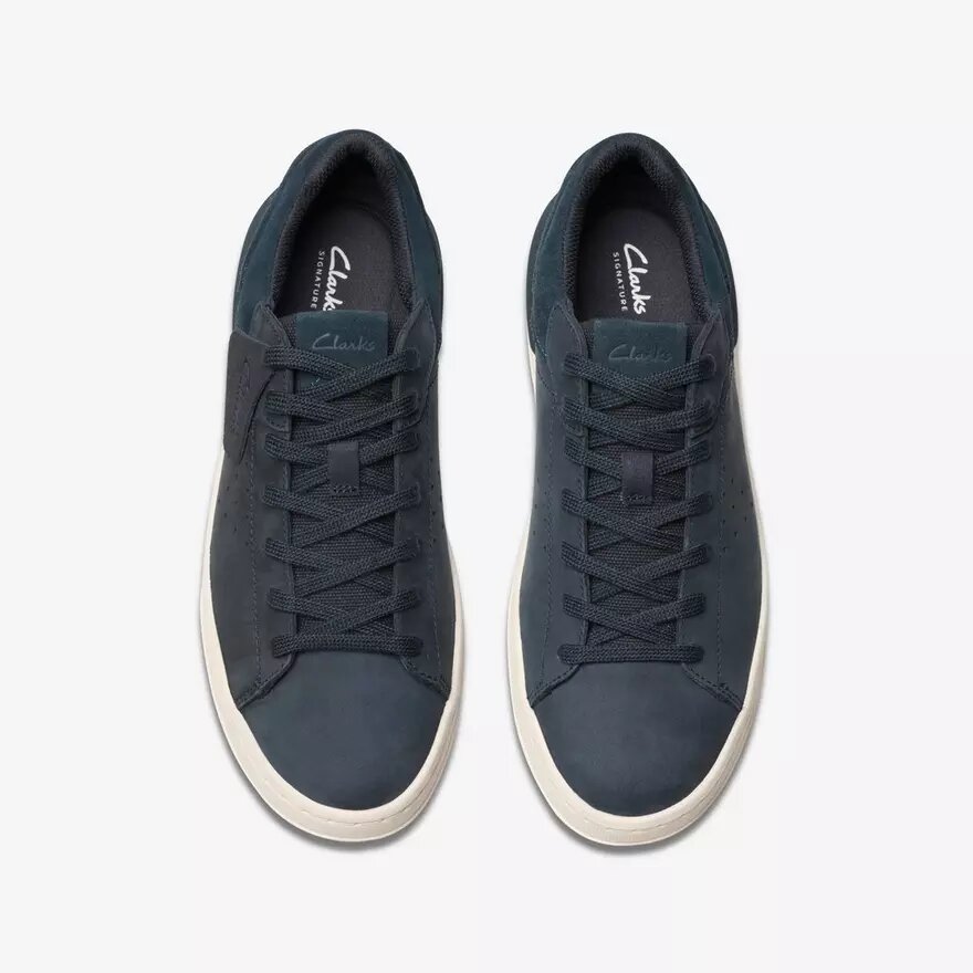Courtlite2 Run-sneakers för herr i marinblå nubuck Courtlite2 Run-sneakers för herr i marinblå nubuck