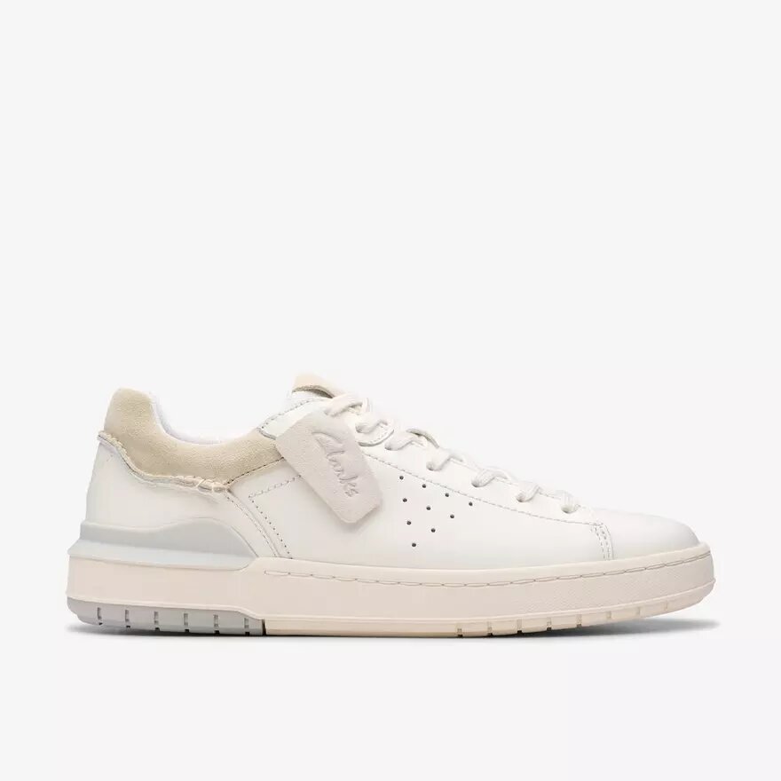 Courtlite2 Run vita lädersneakers för herr Courtlite2 Run vita lädersneakers för herr