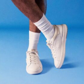 Courtlite2 Run vita lädersneakers för herr