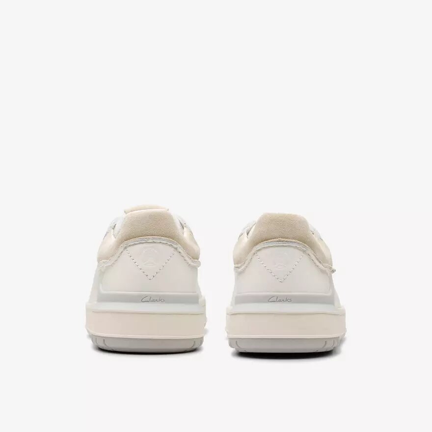 Courtlite2 Run vita lädersneakers för herr Courtlite2 Run vita lädersneakers för herr
