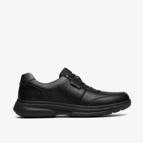 Craftwell Lace – svart lädersneaker för herr | Clark’s