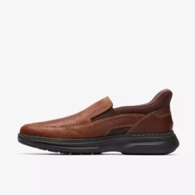 Craftwell Step bruna Slip-on-skor för herr