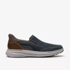 Craftwell Step Slip-on för herrar i marinblått läder