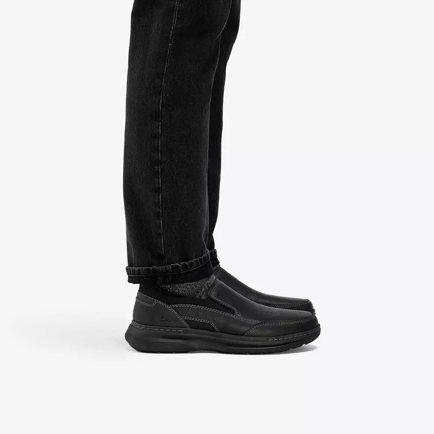 Craftwell Step – svarta, tumlade Slip-on-skor för herr Craftwell Step – svarta, tumlade Slip-on-skor för herr