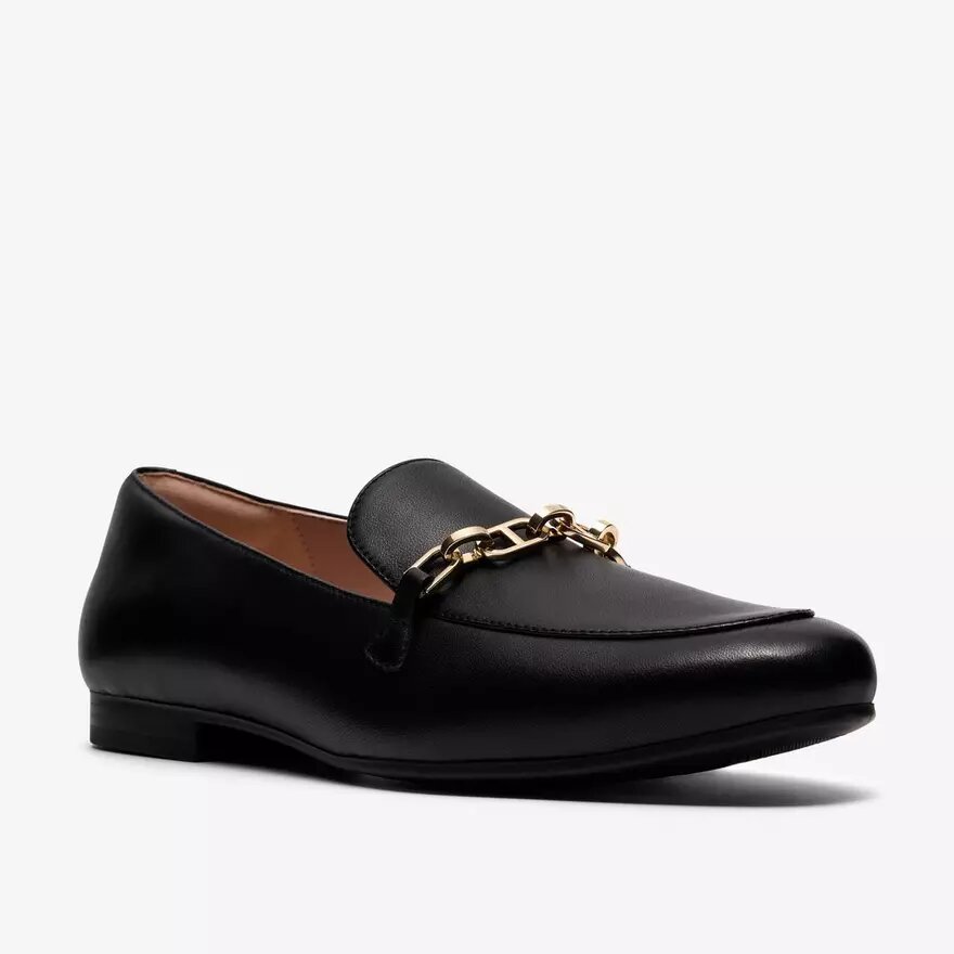 Damloafer Tamna Iris i svart läder Damloafer Tamna Iris i svart läder